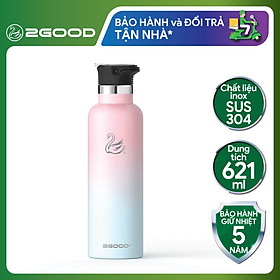 Mua Bình Giữ Nhiệt 2GOOD FLASK Standard Mouth SM-02 StrawLid (621ml) - Hàng Chính Hãng