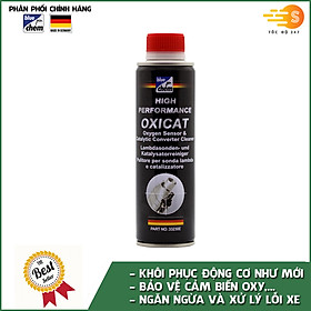 Phụ gia vệ sinh cảm biến oxy và bầu lọc khí thải catalytic Bluechem BC33230E