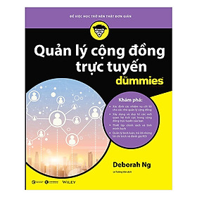 Hình ảnh Quản Lý Cộng Đồng Trực Tuyến For Dummies - Tặng Kèm Sổ Tay