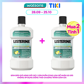 Nước Súc Miệng Làm Trắng Răng Listerine 750ml