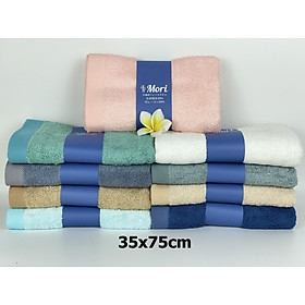 Mua Khăn mặt  khăn gội sợi tre MORI xuất Nhật cao cấp 35x75cm