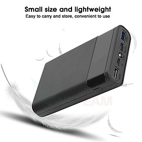 Mua Vỏ sạc dự phòng có lò xo 4 cell 3 cổng vào màn hình LCD cực chuẩn nắp bắt vít cao cấp
