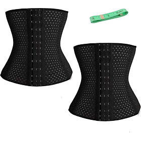 Combo 2 Đai Nịt Bụng Chống Cuộn Tặng Kèm 1 Thước Dây Đo Vòng Eo - Gen Nịt Bụng Nova G01
