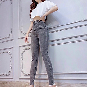 Quần jean nữ cao cấp , Quần jean thiết kế thời trang nữ hàng mới về thương hiệu MuradFashion loại mẫu MS7590