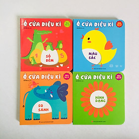 Combo 4 cuốn: Ô Cửa Diệu Kì + Màu Sắc + Số Đếm + Hình Dạng + So Sánh