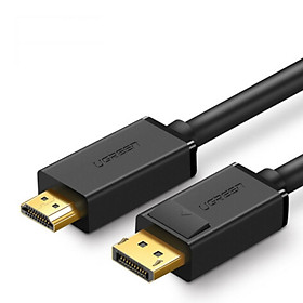 Dây cáp DisplayPort sang HDMI hỗ trợ phân giải 1920x1200 dài 1M UGREEN DP101 10238 - Hàng chính hãng