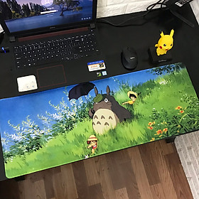 [80x30x0.3]Lót chuột cỡ lớn anime Totoro