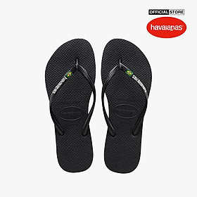 HAVAIANAS - Dép nữ Slim Brasil 4140713-0090-334