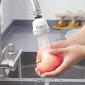 Mua ĐẦU VÒI NỐI RỬA BÁT TĂNG ÁP XOAY 360 ĐỘ - Đầu Vòi Nước Tăng Áp 360 Độ Cho Bồn Rửa Chén  Bồn Rửa Tay