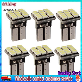 Set 6 Bóng Đèn LED 12SMD Chiếu Sáng Biển Số Xe Hơi