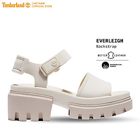 Timberland Giày Sandal Nữ Đế Cao Everleigh Ankle Strap Màu Trắng Kem TB0A5UMMD2