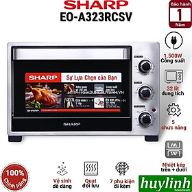 Lò nướng đối lưu Sharp EO-A323RCSV-ST - Công suất 1500W - Dung tích 32 lít [A324RCSV] [A323 - A324] - Hàng chính hãng