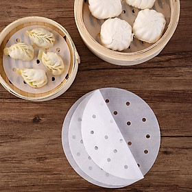 Mua Giấy Nến Đục Lỗ  Tròn  Chống Dính Cho Nồi Chiên Không Dầu  Lót Xửng Hấp