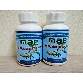 ComBo 2 Lọ Phân Bón Hỗn Hợp NP MAP, Ra Rễ, Kích Kie Cực Mạnh, Chuyên Dùng Cho Hoa Lan, Lọ 100G