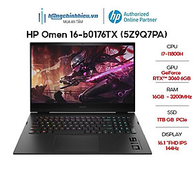 Mua Laptop HP Omen 16-b0176TX (5Z9Q7PA) (i7-11800H | 16GB | 1TB | GeForce RTX 3060 6GB | 16.1  FHD 144Hz | Win 11) Hàng chính hãng