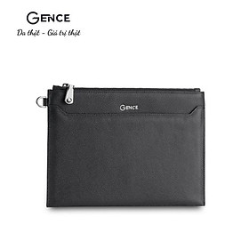 Hình ảnh Clutch Cầm Tay Nam Gence Da Bò Epsom HT18