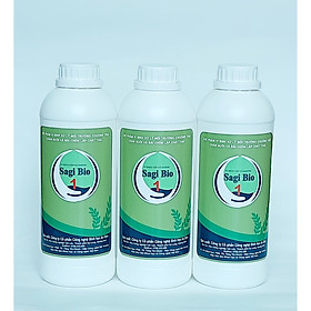 Mua Chế phẩm sinh học khử mùi chuồng trại SagiBio 1 - Combo 03 chai 1 lít