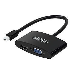 Mua Cáp Mini Displayport -  Vga + HDMI Unitek Y6328 -HÀNG CHÍNH HÃNG