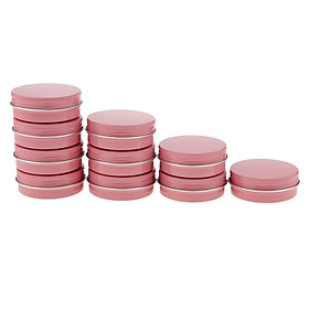 10 X 60ml Mỹ Phẩm Nhôm Tròn Kem Rỗng Lip Balm Hộp đựng Lọ Tin