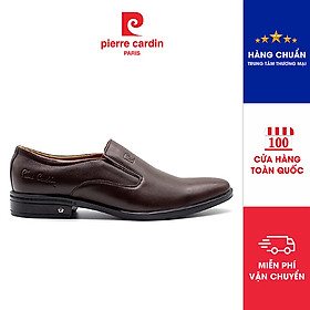 Giày lười da nam Pierre Cardin, chất liệu da bò thật cao cấp, thiết kế đơn giản, logo dập nổi sang trọng - PCMFWLG 712