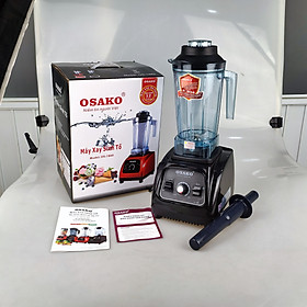 Mua  Hàng Chính Hãng  Máy xay sinh tố  xa đá công nghiệp công suất lớn Osako-1860 mẫu mới  công suất 1750W  cối 2L  có linh kiện thay thế khi cần  xay nhuyễn sinh tố