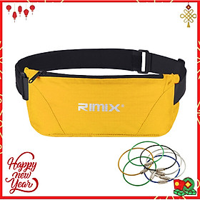 Túi Đeo Bụng Thể Thao Rimix Dùng Chạy Bộ Với Thiết Kế Từ Vải Oxford Chống Nước Hiệu Quả - Tặng Kèm Dây Đa Năng ( Giao màu ngẫu nhiên )