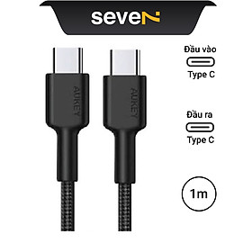 Mua CÁP SẠC C-C AUKEY CB-CD5 1M MÀU ĐEN Hàng Chính Hãng