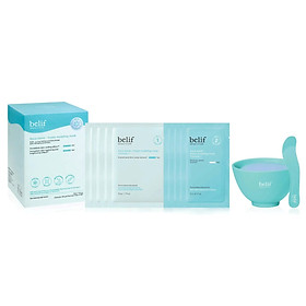 Mặt nạ thạch làm dịu và hỗ trợ dưỡng sáng belif Aqua Bomb Frozen Modeling Mask