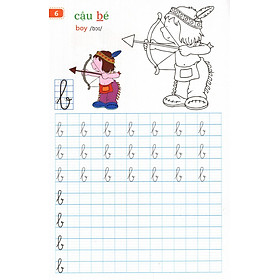 Sách Tập Viết Chữ Đẹp & Tô Màu - Kiểu Chữ Thường (Khổ Nhỏ)