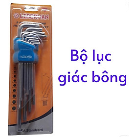 Mua Bộ Lục Giác  Đầu Bi -  Đầu Bông ( 9 Món)
