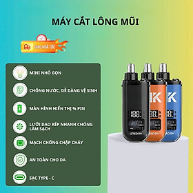 Máy tỉa lông mũi MÀU ĐEN - Hàng chính hãng