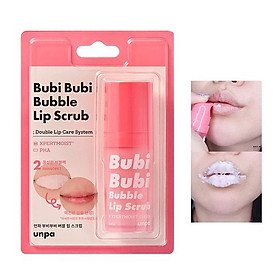 Tẩy Da Chết Sủi Bọt Thải Độc Môi Unpa Bubi Bubi Bubble Lip Scrub 10ml