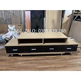 Kệ tivi thông minh kéo ra 2 đầu tăng giảm kích thước, dài 1,6m kéo ra được 2,4m, loại 4 ngăn kéo thớt tivi 2 ngăn