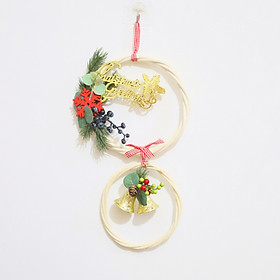Mua Vòng Treo Giáng Sinh Liễu Trắng Đôi Trang Khí Không Gian Noel