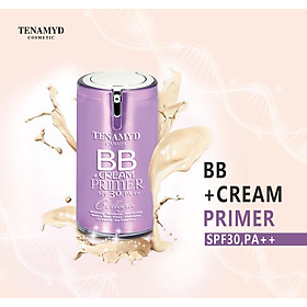 Kem nền trang điểm chống nắng TENAMYD Primer BB Cream SPF30/PA++ 40g