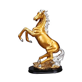 Resin Figurines Animal Sculptures Cabinet Tabletop Home Sill Horse Statues