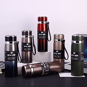 Bình Giữ Nhiệt Bình Nước Inox 304 Giữ Nhiệt Tốt Có Lõi Lọc Trà, Dung Tích 800ml,Kiểu Dáng Đẹp