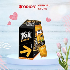 Hộp 10 gói Bánh Khoai Tây Nướng Tok Orion vị Phô Mai 365g 36.5g x 10 gói