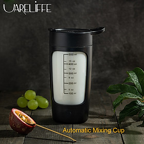 Uareliffe EQURA Automatic Blending Cup Fruit Blender Cup 650ml Electric Mixing Cup Wireless Fruit Cup Juice Cup Rapid Mixing Mini Portable Rechargeable Office Tea Coffee Cup Household Travel Sport Fruit Juicer