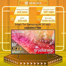 Mua Smart Tivi Samsung 4K 50 Inch UA50DU7700 50DU7700 - Hàng chính hãng - Chỉ giao HCM