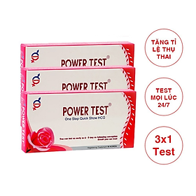 Hình ảnh Combo 3 Que Thử Thai Nhanh PowerTest - Che Tên Sản Phẩm