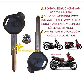 Bộ chống vam, chống trộm xe dành cho honda airblade, wave Rsx, wave S, lead cũ, vision đời đầu..