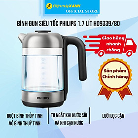 Mua Bình đun siêu tốc Philips 1.7 lít HD9339/80 - Hàng Chính Hãng