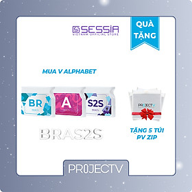 Thực Phẩm Sức Khoẻ BR+A+S2S | V Alphabet - Trí não, Thị lực & Chống oxy hoá - PROJECT V - Xuất xứ Pháp, Hàng Chính Hãng