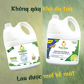 LSB3 Combo Hữu Cơ Peace Mass Nước Lau Sàn Tinh Dầu Chanh Sả & Tinh Chất