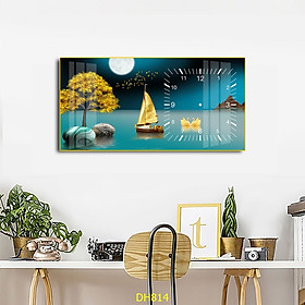 Mua Tranh đồng hồ treo tường tráng gương cao cấp SGP1692208 (Có sẵn kim đồng hồ + tặng kèm đinh 3 chân