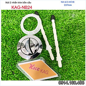 Mua Nút 2 nhấn xả bồn cầu Kaiser  nút nhấn cầu xả 2 nhấn tròn lỗ sứ D3.7-4 cm  nút xả cầu KAG-NB24