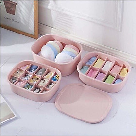 Mua Bộ 3 Hộp Nhựa Đựng Đồ Lót Đa Năng