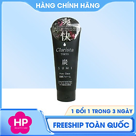 Sữa Rửa Mặt Từ Than Hoạt Tính Moritomo Clarista Tokyo Charcoal Facial Foam 130G