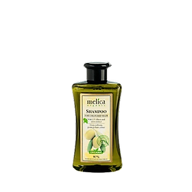 Dầu gội thảo dược hữu cơ dùng cho tóc nhuộm, xơ rối, chẻ ngọn, nhiều gàu Melica Organic 300ml Olive & màng lọc UV